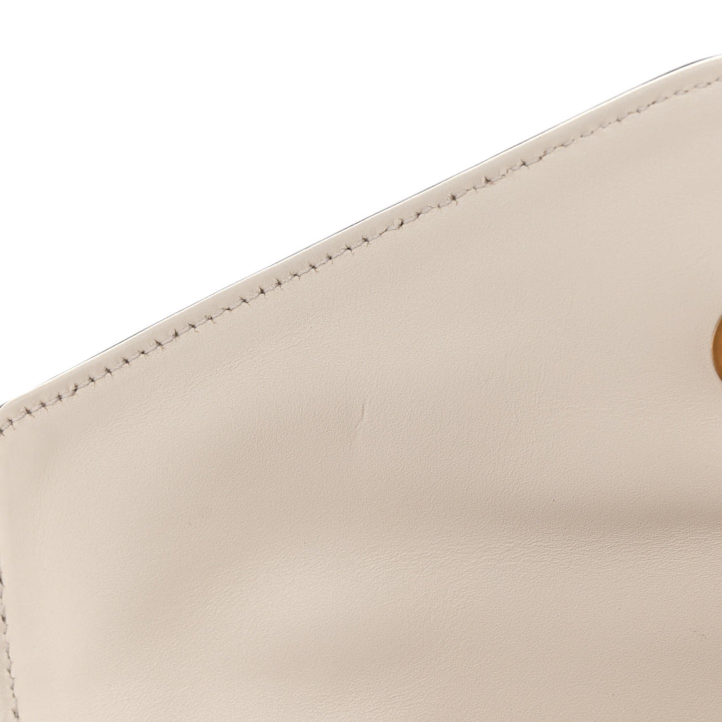 Nappa Pearl Studded Mini Queen Margaret Broadway Shoulder Bag Mystic White