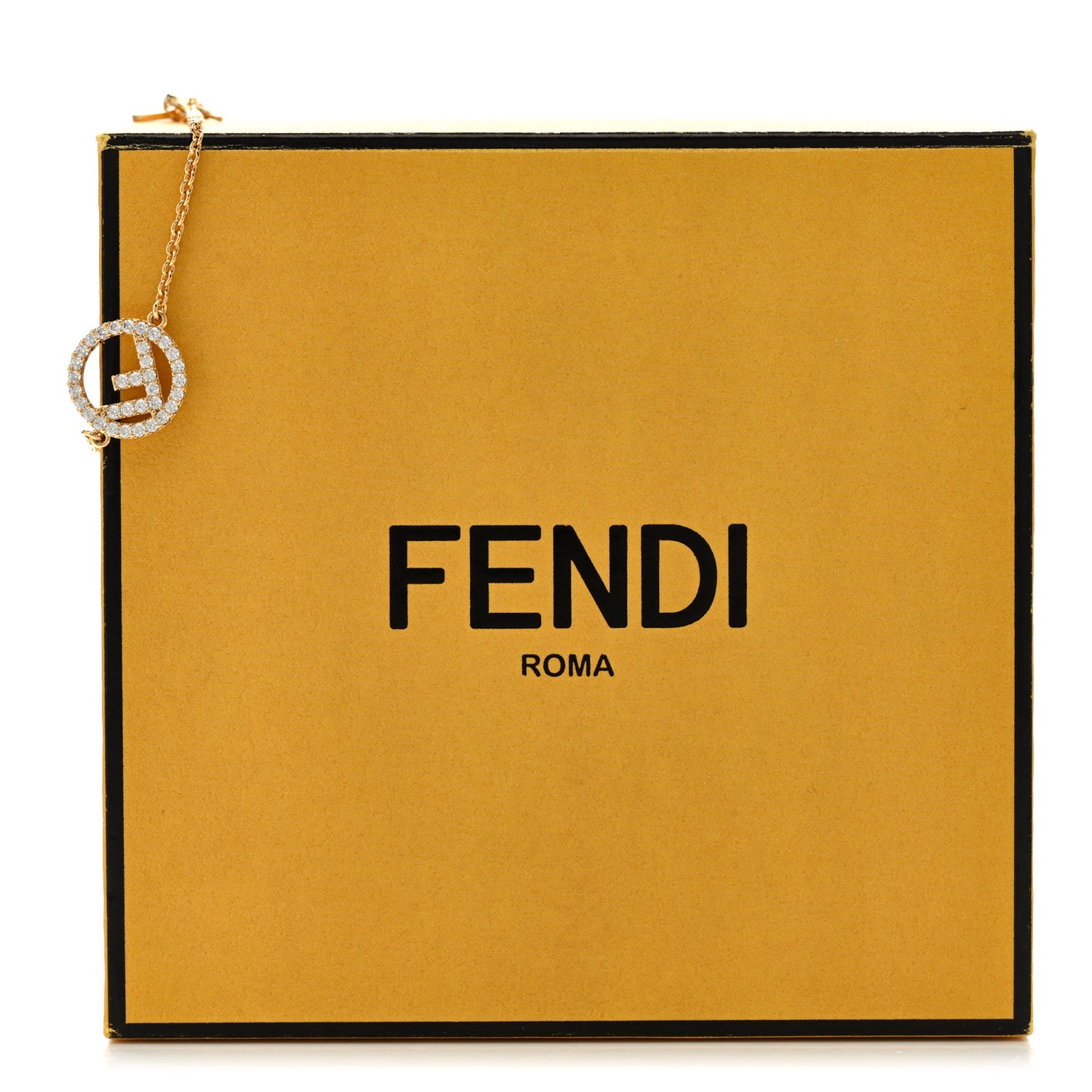 Metal Crystal F is Fendi Bracelet Gold