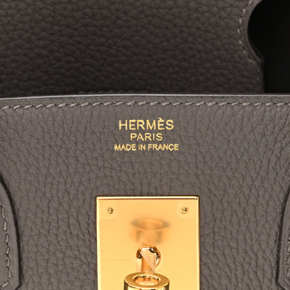 Hermes Togo Birkin 30 Etain 6 of 11