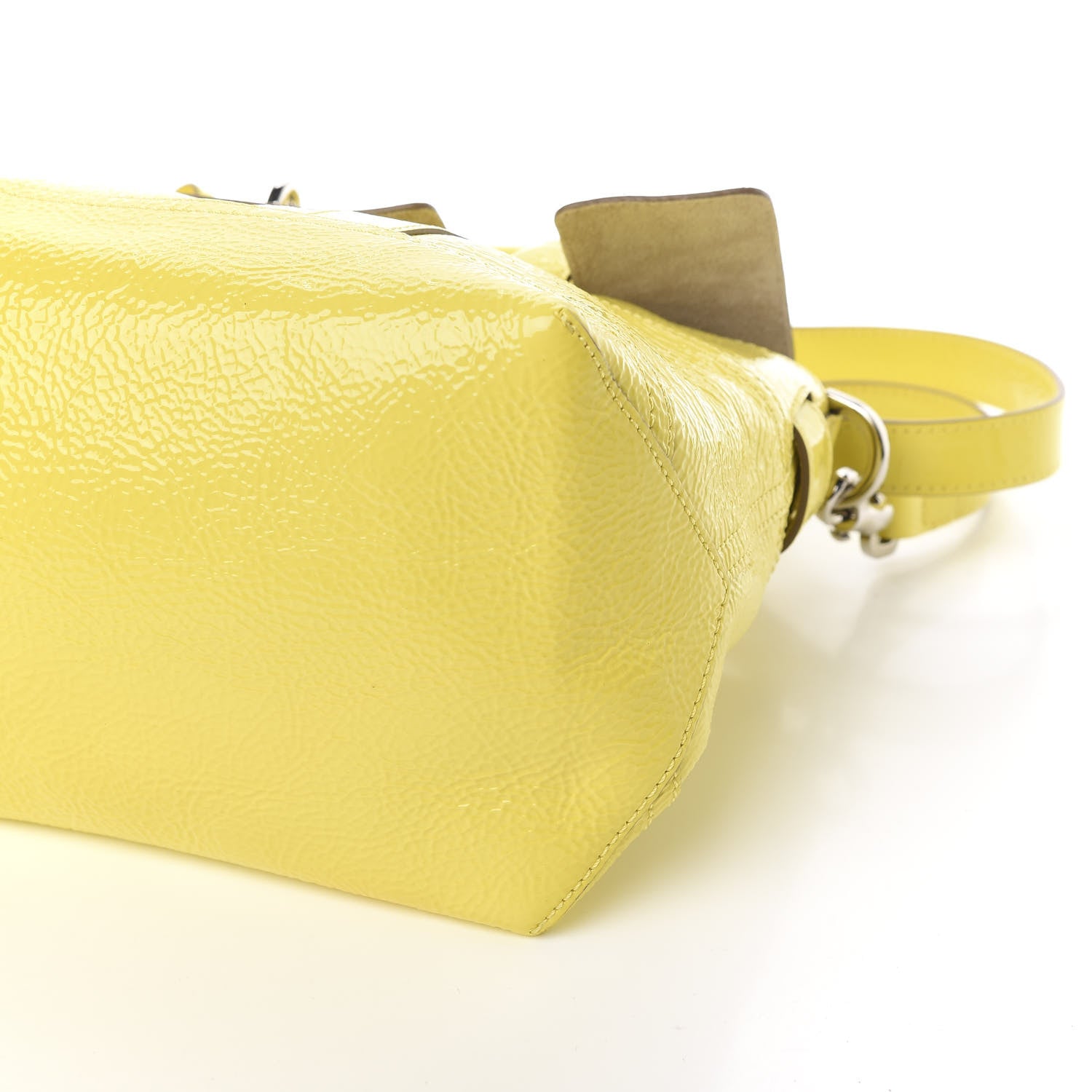 Mulberry Spongy Patent Holiday Small Bayswater Lemon Sherbet 9 of 10