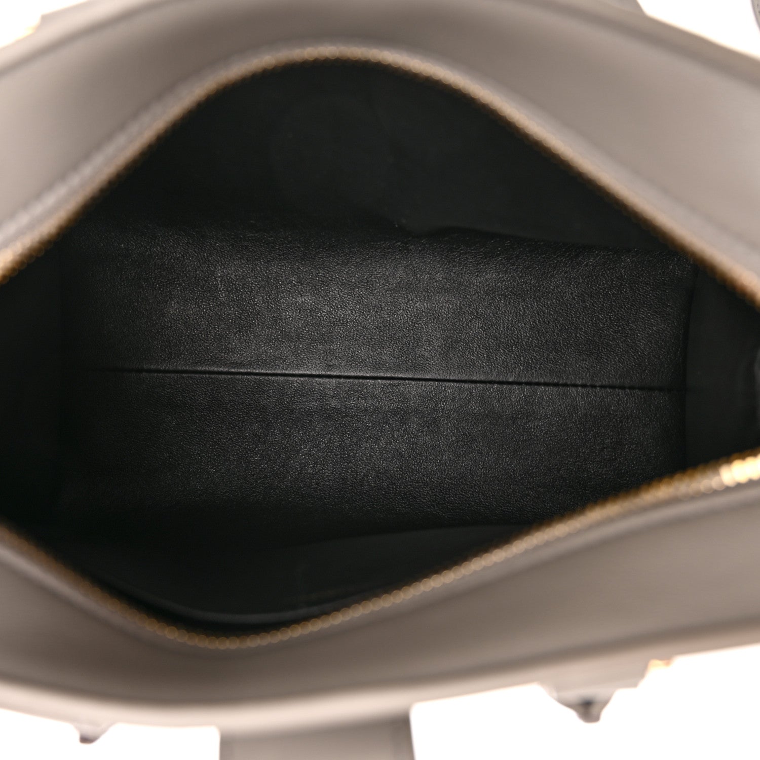 Saint Laurent Calfskin Small Monogram Cabas Fog 5 of 10