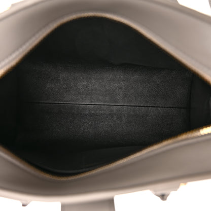 Saint Laurent Calfskin Small Monogram Cabas Fog 5 of 10