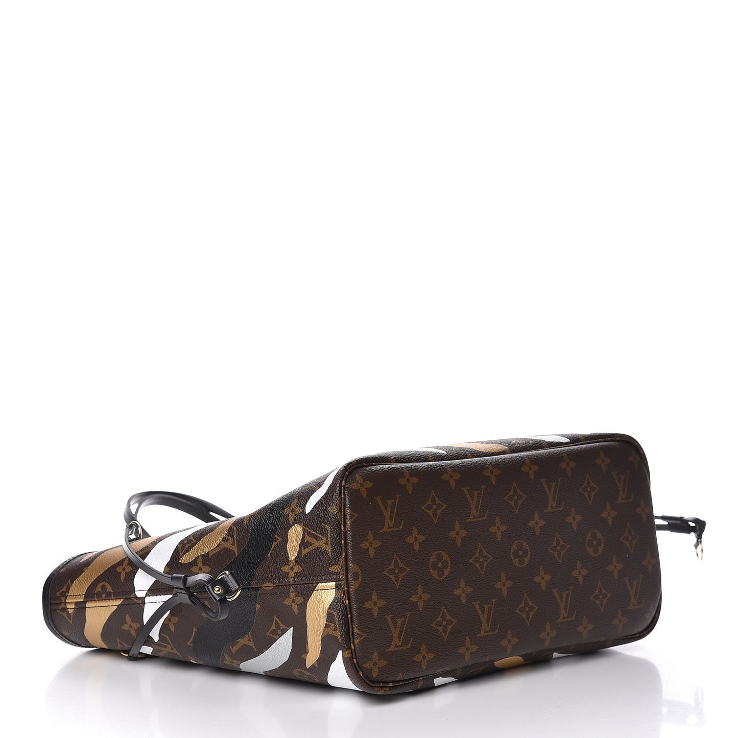 X LOL Monogram Neverfull MM Gold Silver