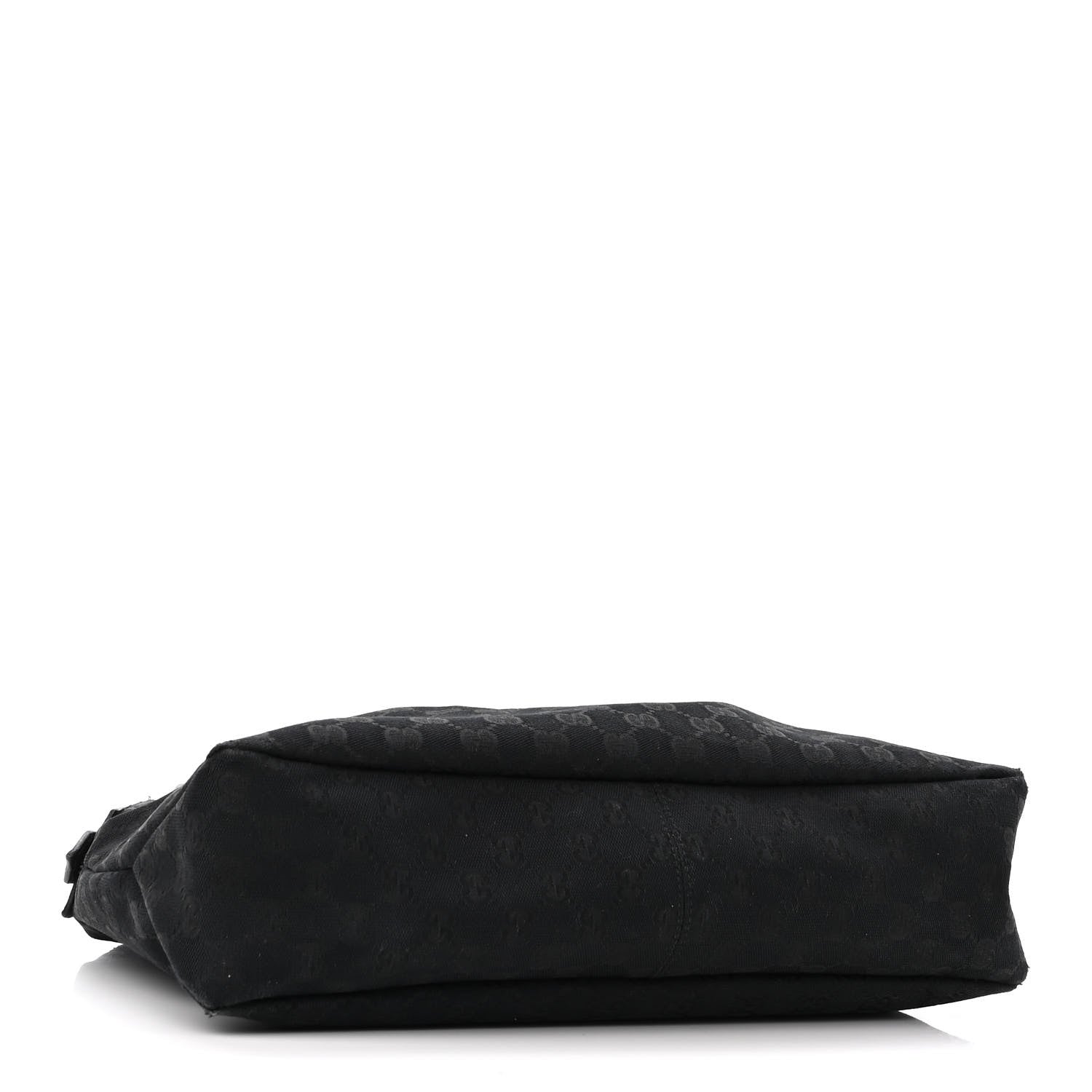 Gucci Monogram Medium Horsebit Chain Hobo Black 4 of 10