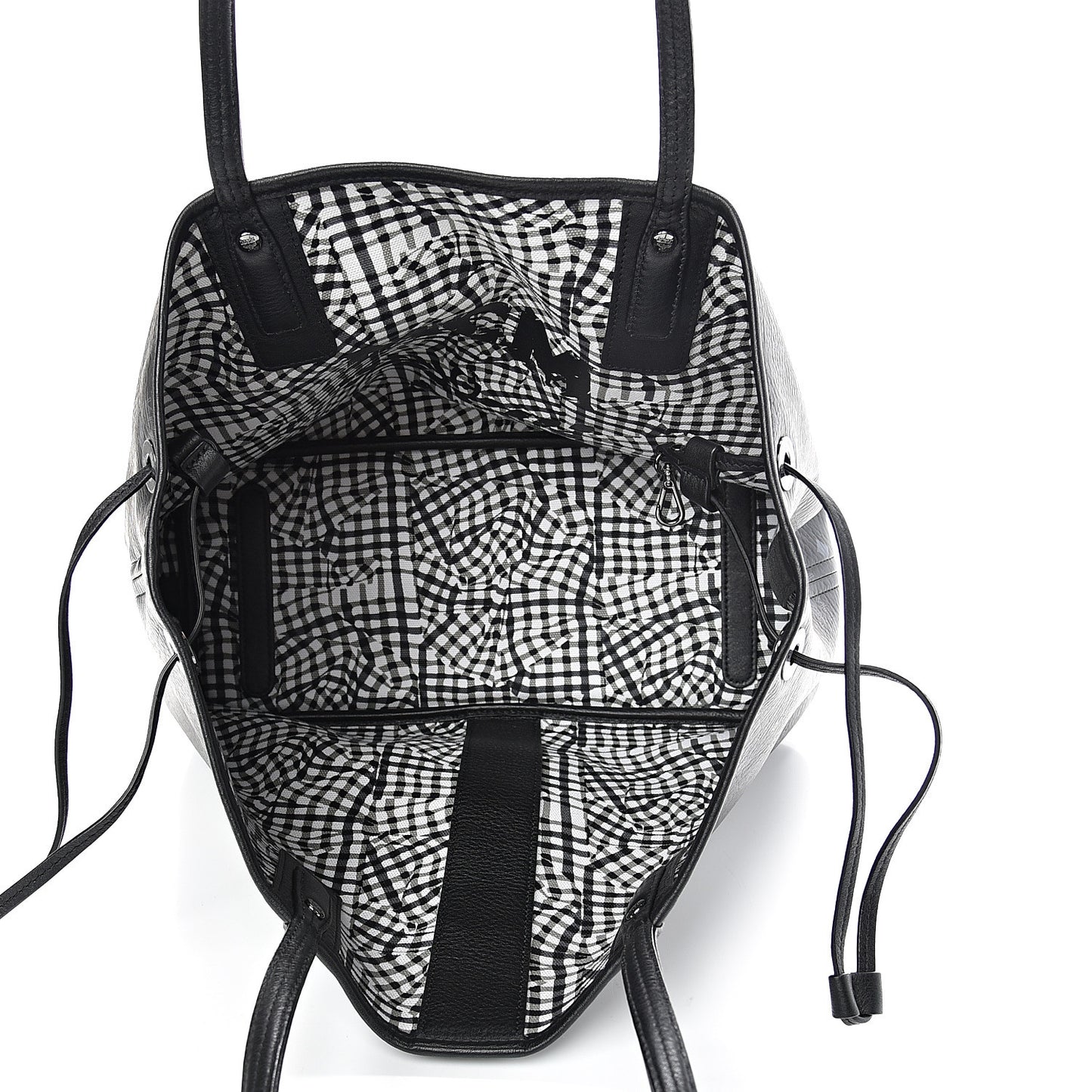 Visetos Medium Liz Reversible Shopper Tote Black