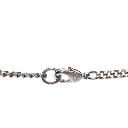 Chanel Baguette Crystal Large CC Necklace Silver 5 of 6