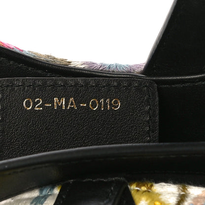 Christian Dior Canvas Embroidered Kaleidiorscopic Saddle Bag Multicolor 10 of 12