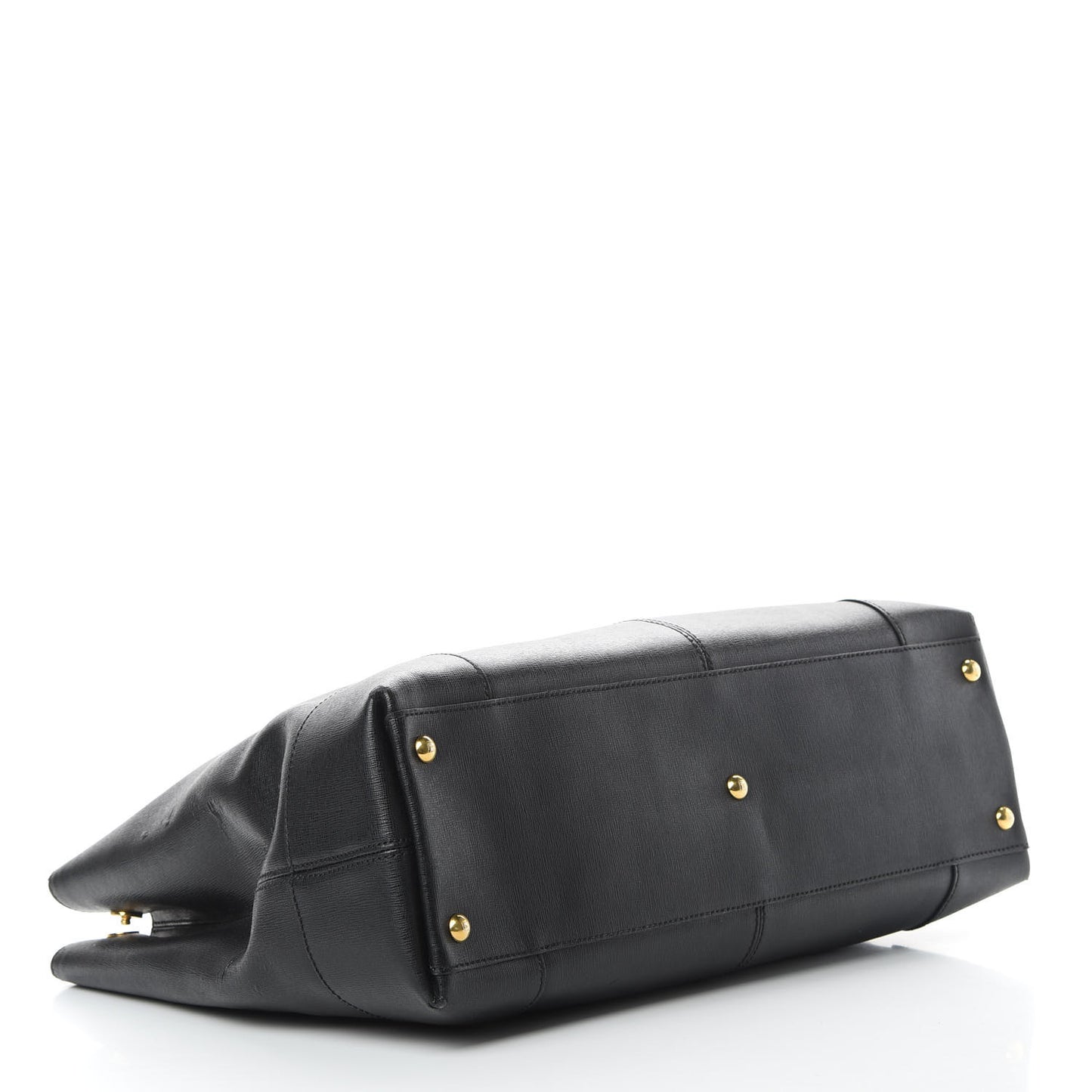 Vitello Elite Chameleon Shopper Tote Black