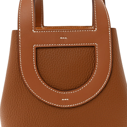 Hermes Taurillon Clemence Swift In-The-Loop 18 Bag Gold 8 of 11