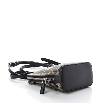 Gucci X SEGA Calfskin GUCCY Stars Mini Dome Shoulder Bag Black Gold 3 of 7