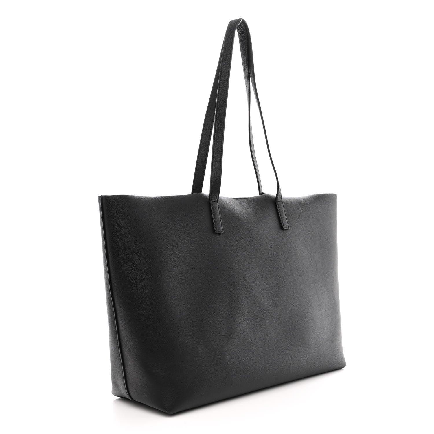 Saint Laurent Calfskin Large Shopping Tote Black 3 of 11