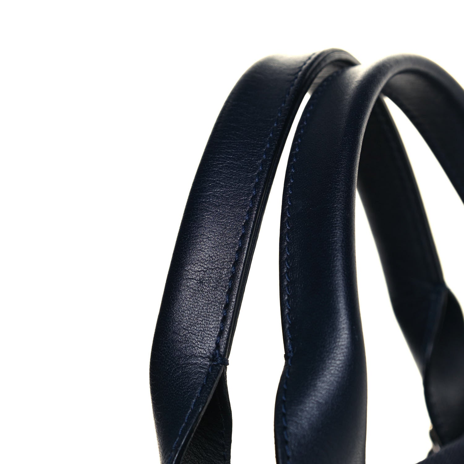 Chanel Denim Medium Deauville Tote Blue Orange 17 of 17