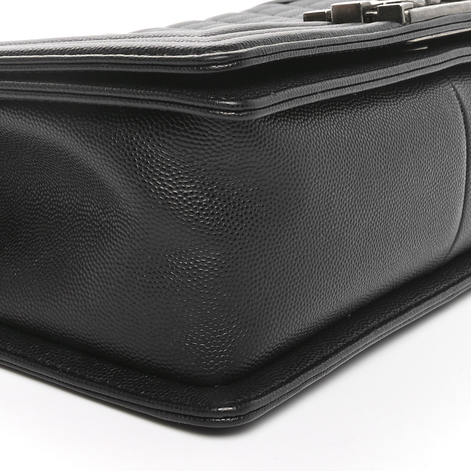 Chanel Caviar Quilted Medium Boy Flap Black 9 of 11