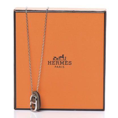 Hermes Swift O'Maillon Pendant Necklace Etoupe 7 of 7