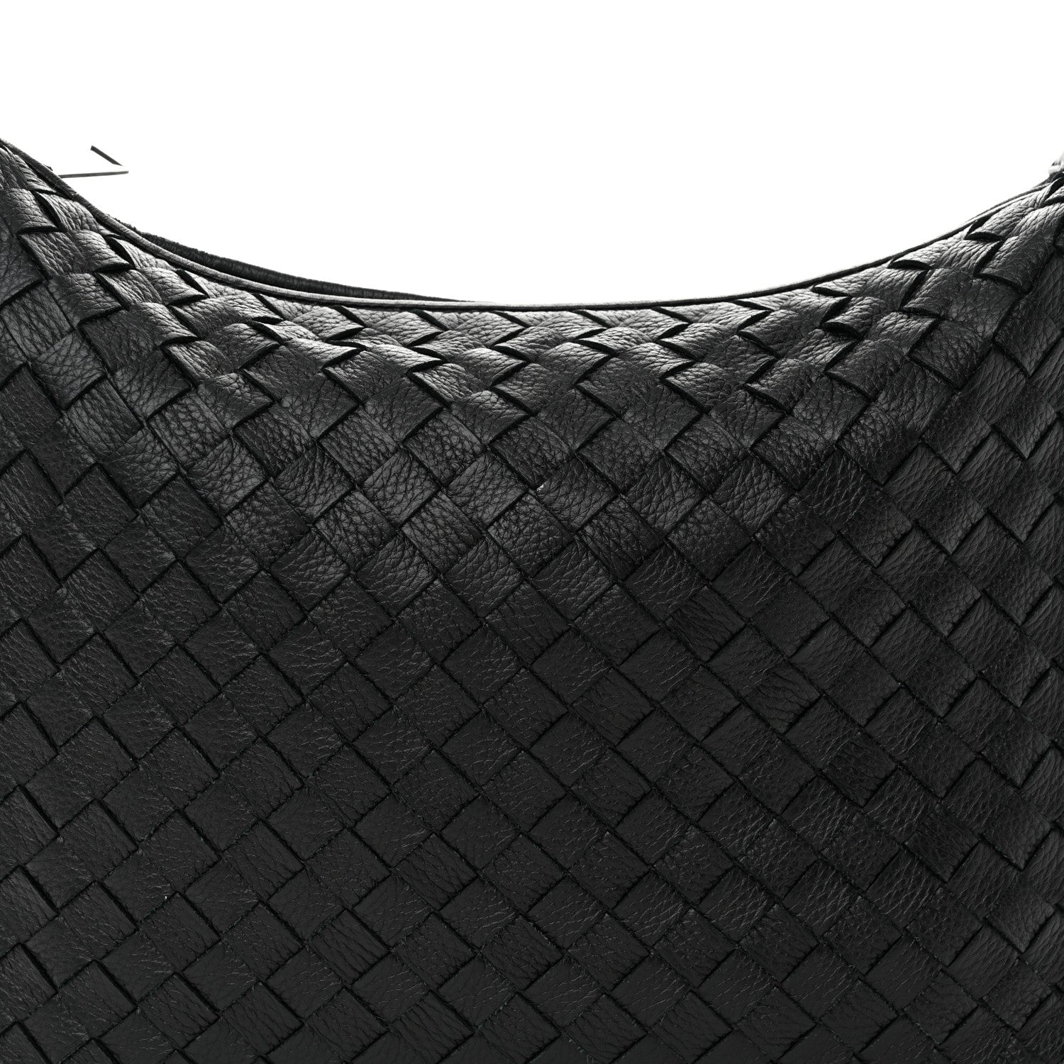 Bottega Veneta Deerskin Intrecciato Small Traveler Hobo Black 8 of 11