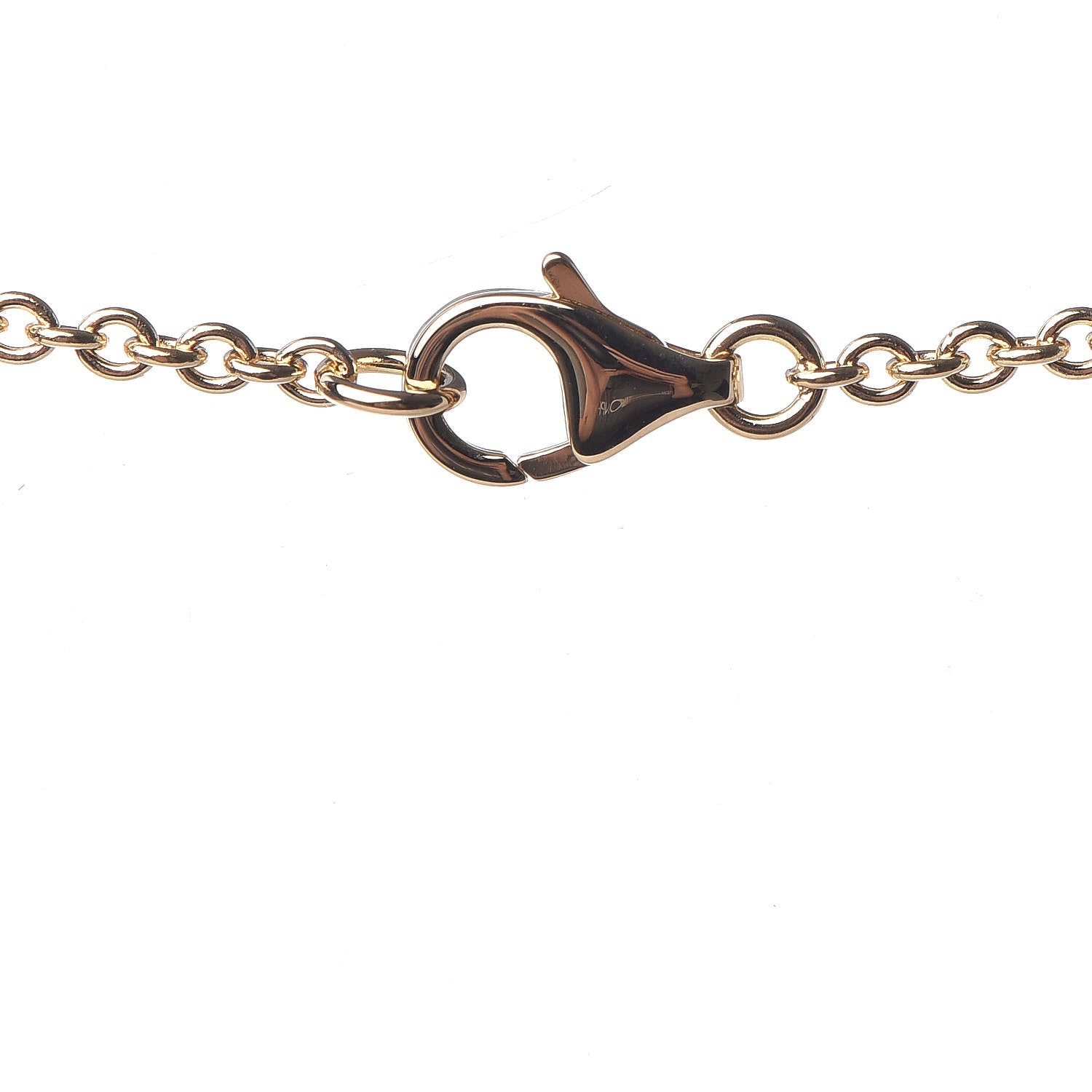 Cartier 18K Yellow Gold Interlocking LOVE Necklace 5 of 8