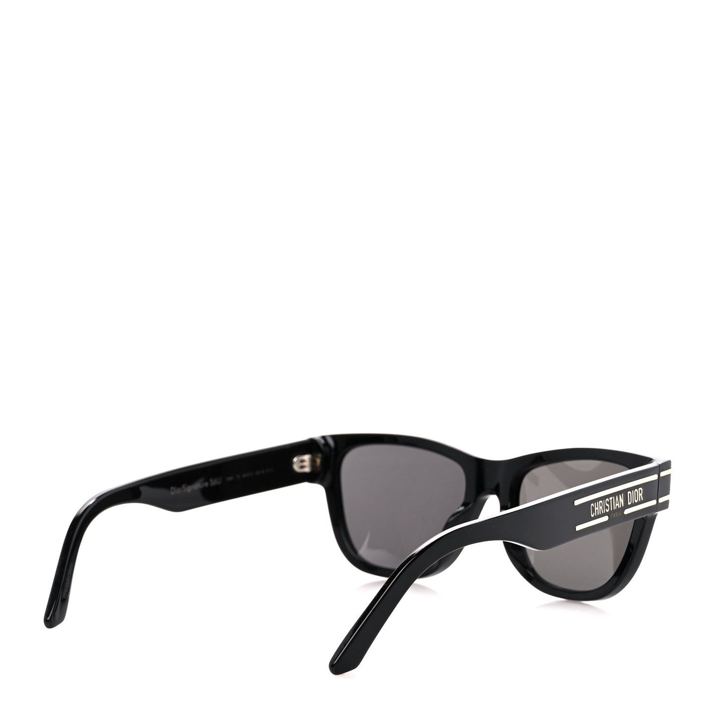 Diorsignature S6U Square Sunglasses Black