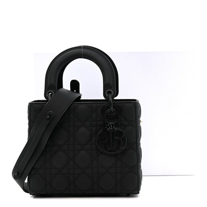 Christian Dior Ultra Matte Calfskin Cannage Small My ABCDior Lady Dior Black 11 of 11