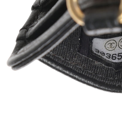 Chanel Goatskin Quilted Chanel 19 Card Holder On Chain Black 6 of 7