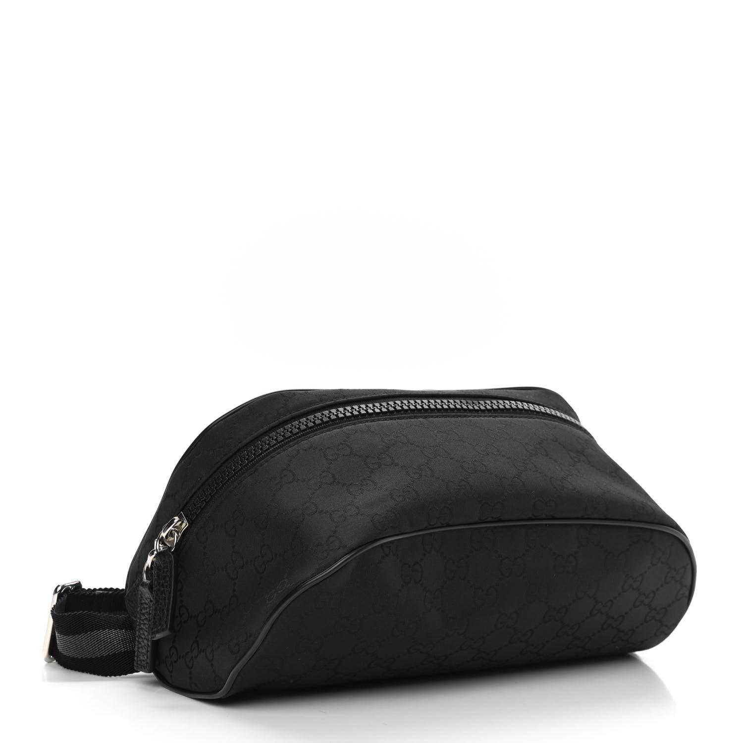 Gucci Nylon Monogram Fanny Pack Belt Bag Black 4 of 10
