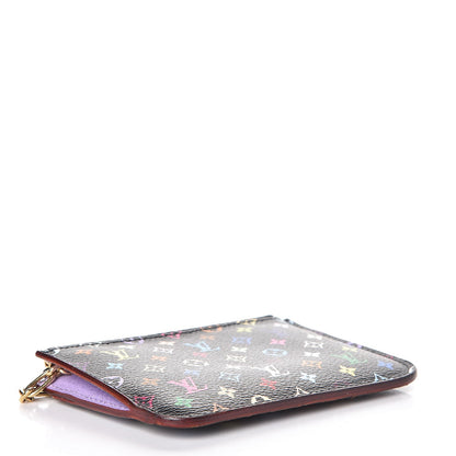 Louis Vuitton Monogram Multicolor Key Pouch Black Violet 4 of 7