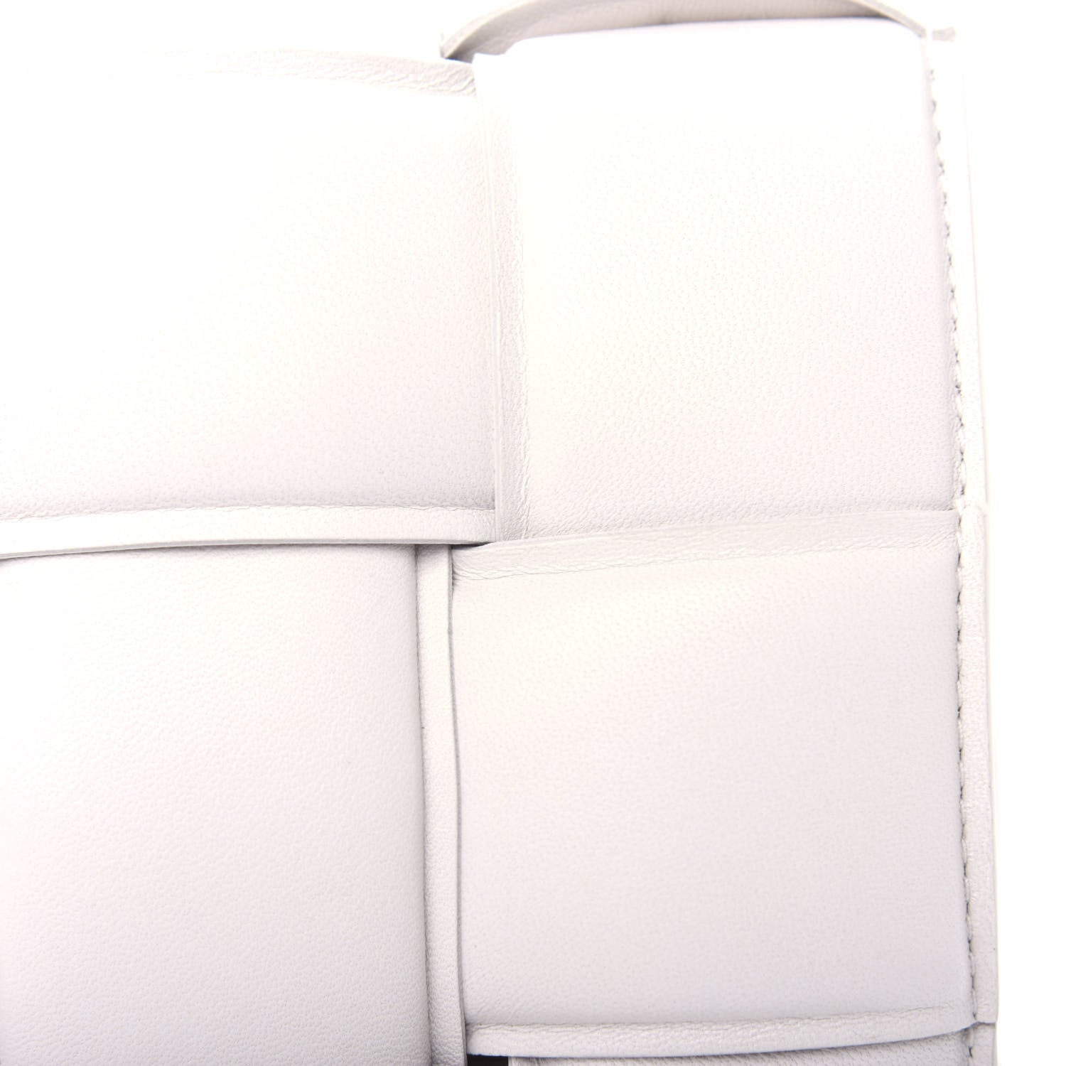 Bottega Veneta Nappa Maxi Intreccio Padded Cassette Crossbody Bag White 9 of 9