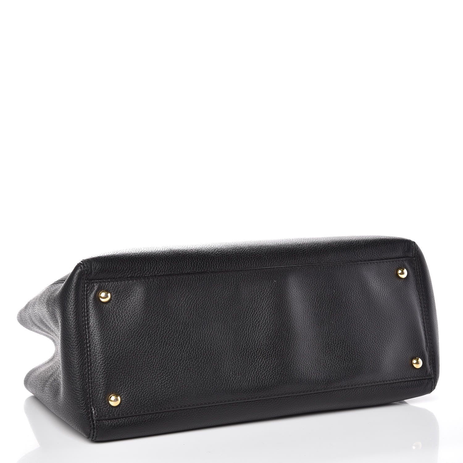 Chanel Calfskin Small Cerf Shopper Tote Black 4 of 10