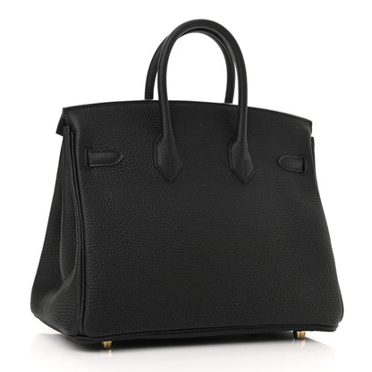 Hermes Togo Birkin 25 Black 3 of 10
