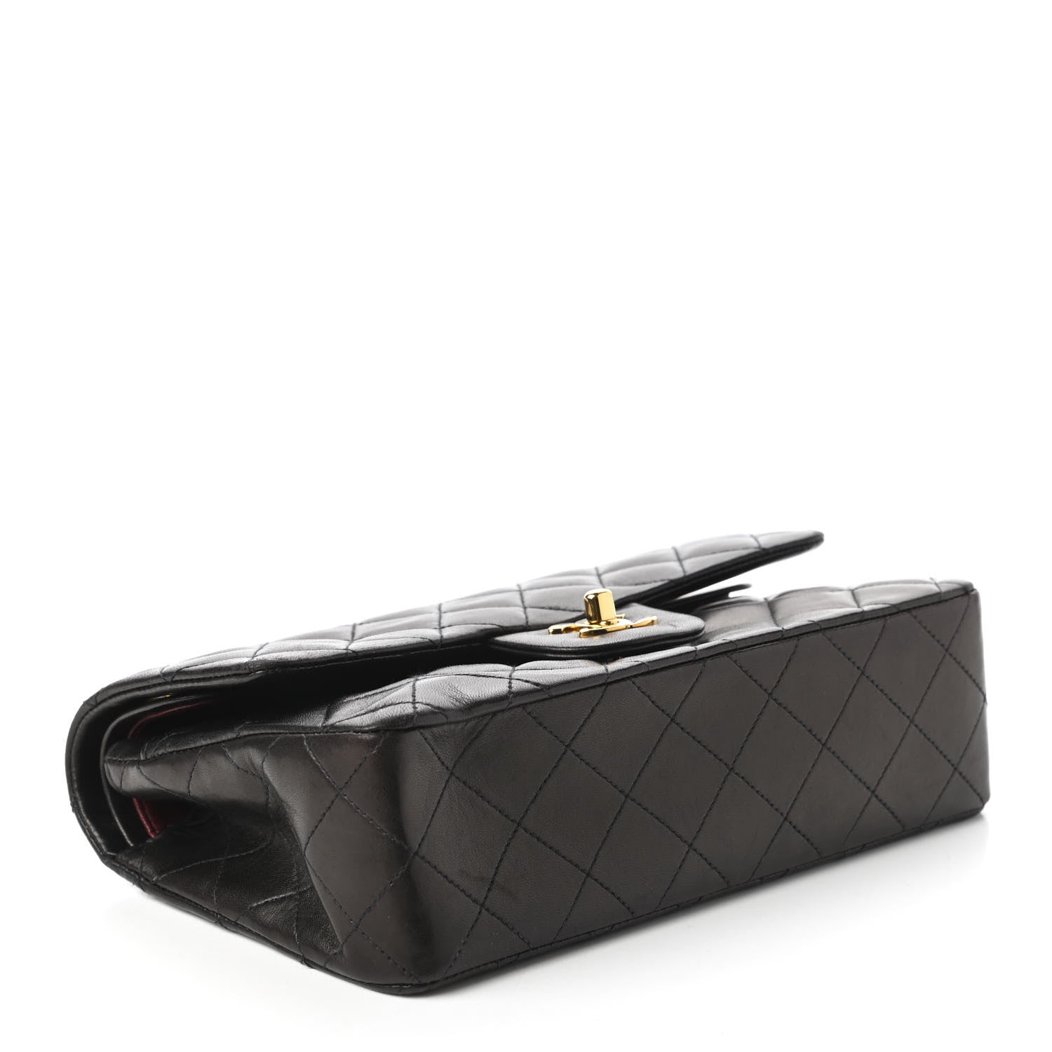 Chanel Lambskin Quilted Small Double Flap Black 4 of 15