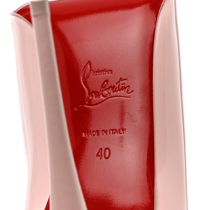 Christian Louboutin Patent Kate 100 Pumps 40 Pink 7 of 7