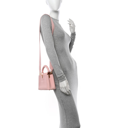 Louis Vuitton Taurillon Capucines Mini Rose Jasmin 2 of 10