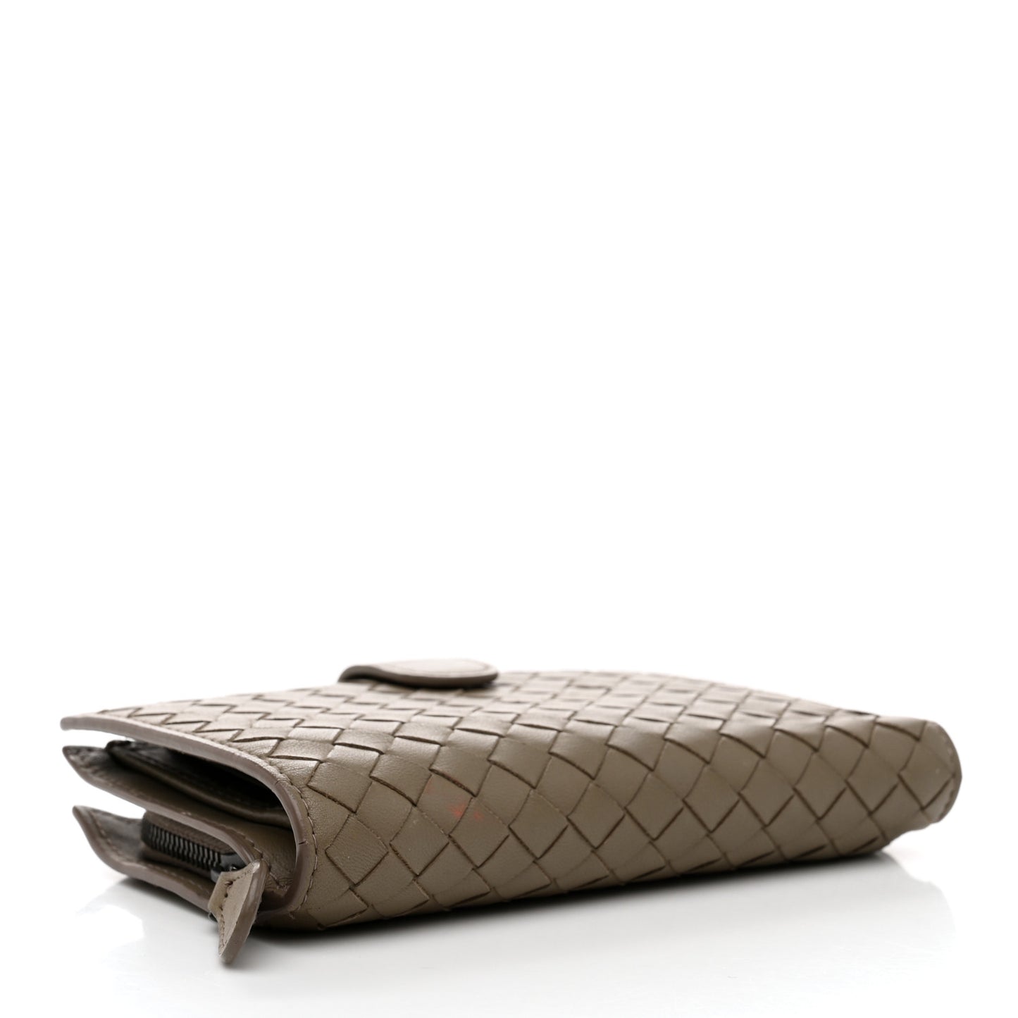 Nappa Intrecciato Continental Wallet Mink