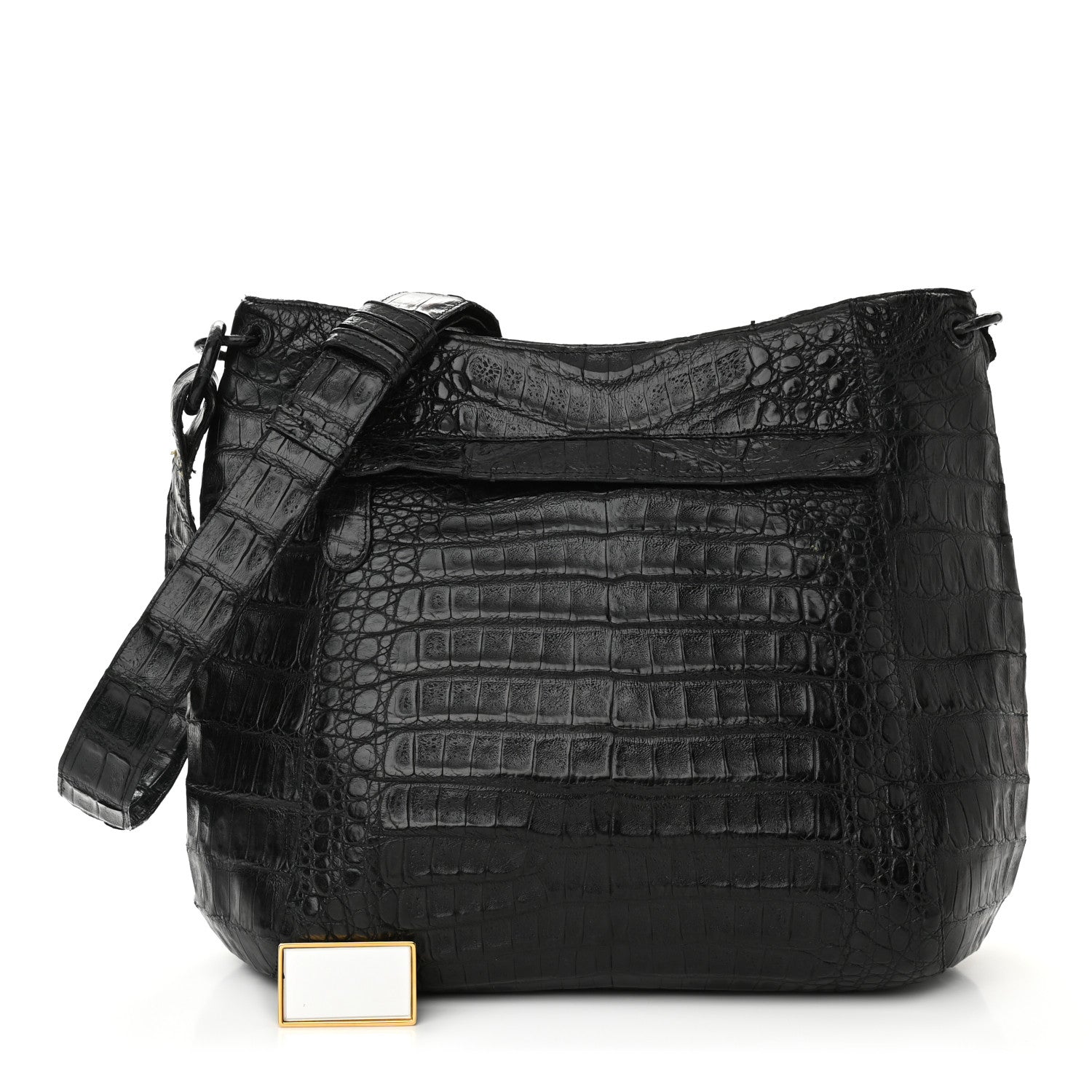 Nancy Gonzalez Crocodile Crossbody Bag Black 1 of 14