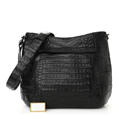 Nancy Gonzalez Crocodile Crossbody Bag Black 1 of 14
