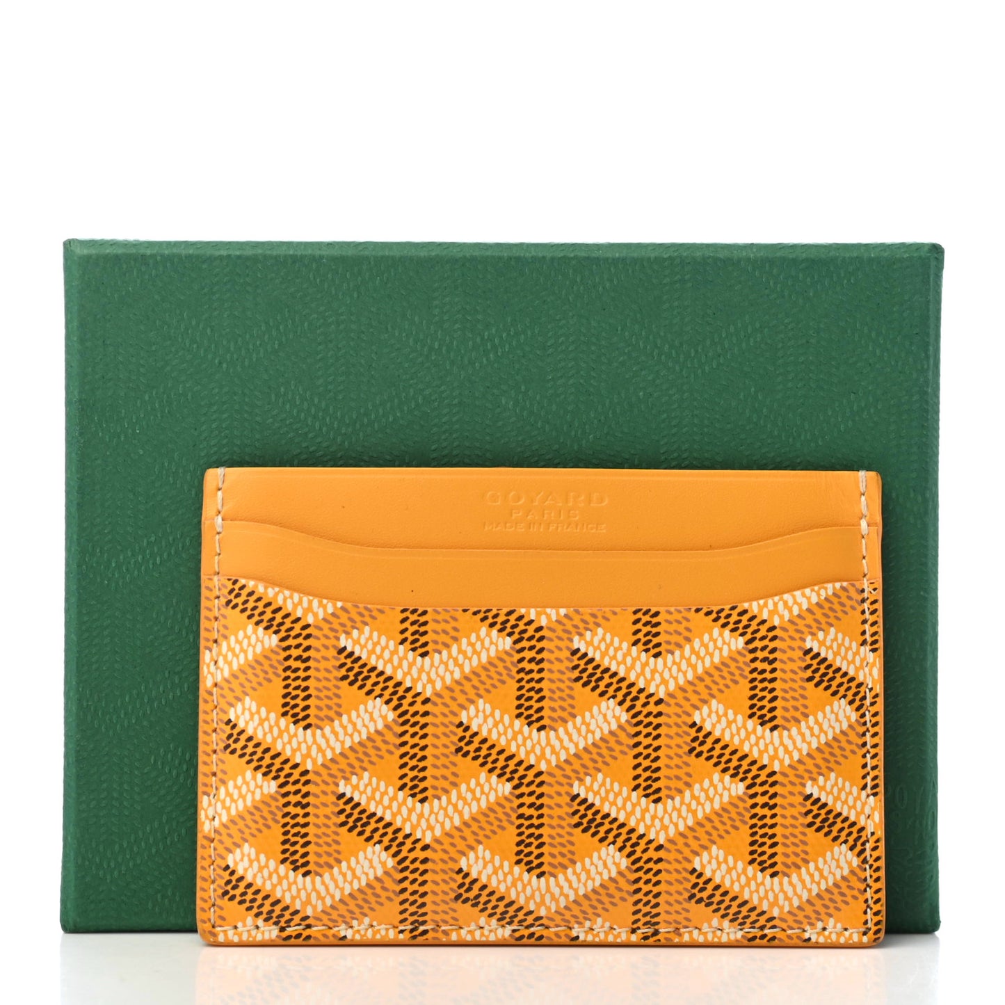 Goyardine Saint Sulpice Card Holder Yellow