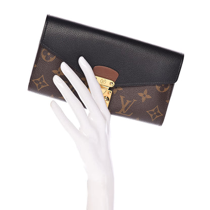 Louis Vuitton Monogram Pallas Wallet Black 2 of 10