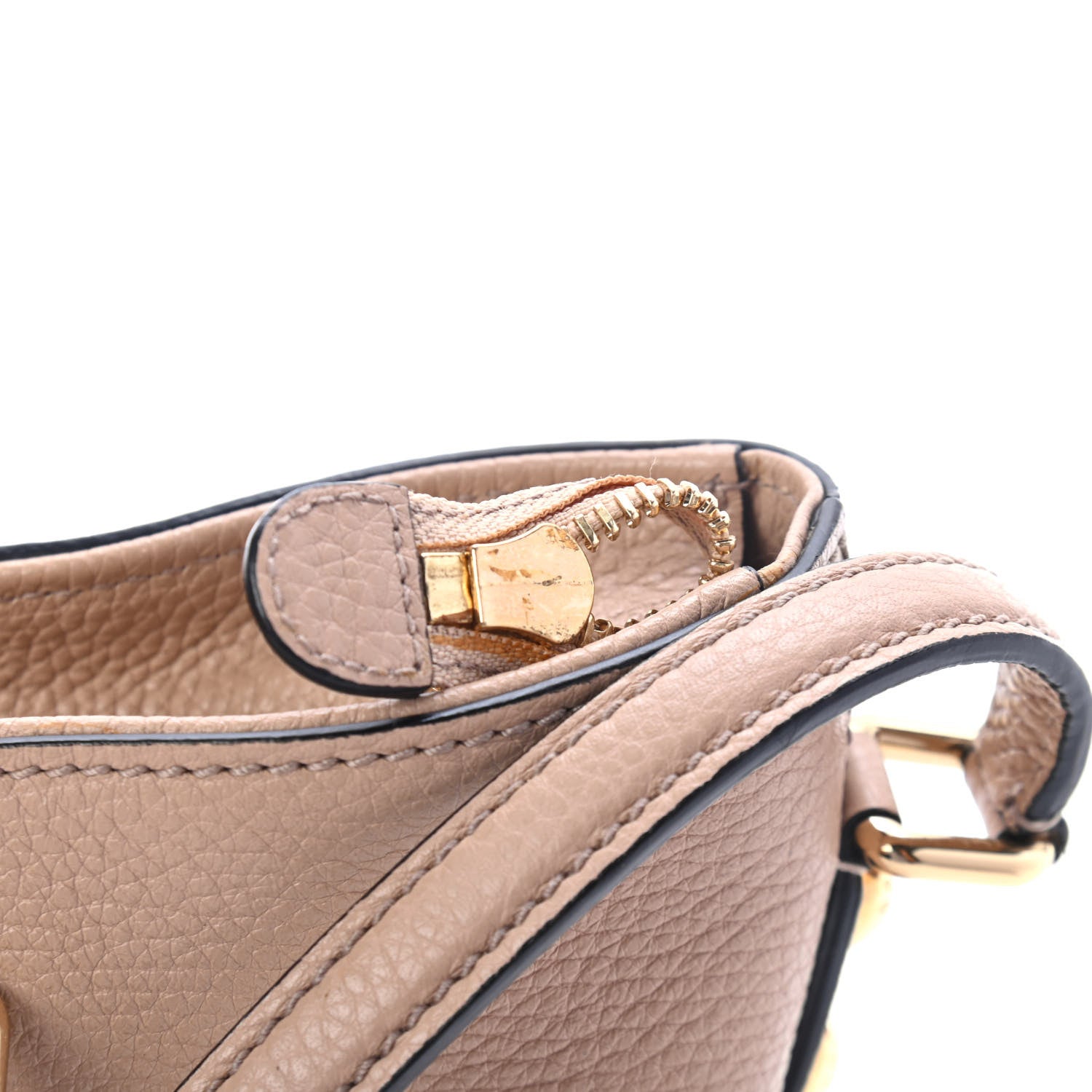 Dolce & Gabbana Pebbled Calfskin Small Tote Nude 5 of 5