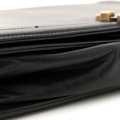 Chanel Glazed Calfskin Large Boy Flap Black 14 of 15