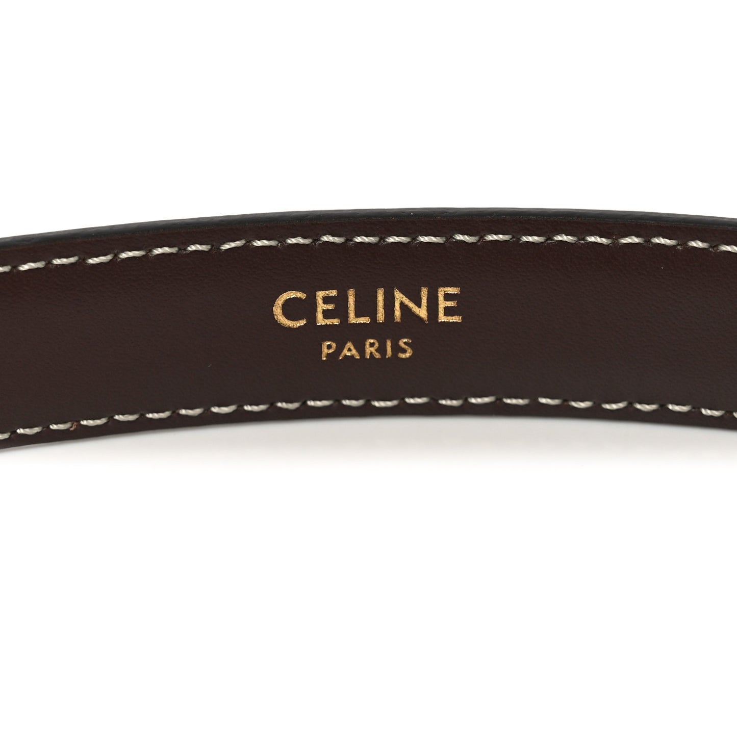 Box Calfskin Small 18mm Triomphe Belt 75 30 Chestnut