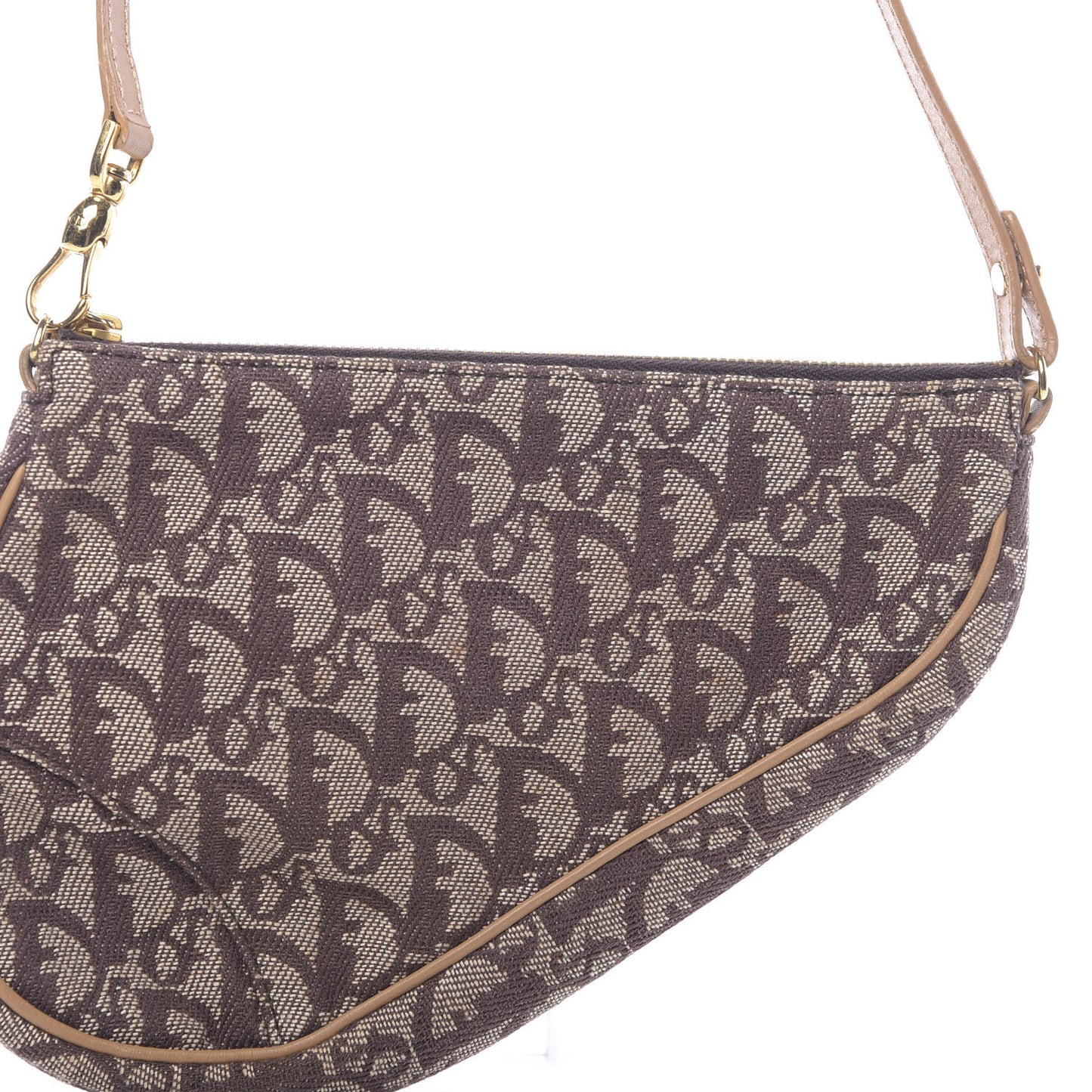 Monogram Mini Saddle Pochette Beige