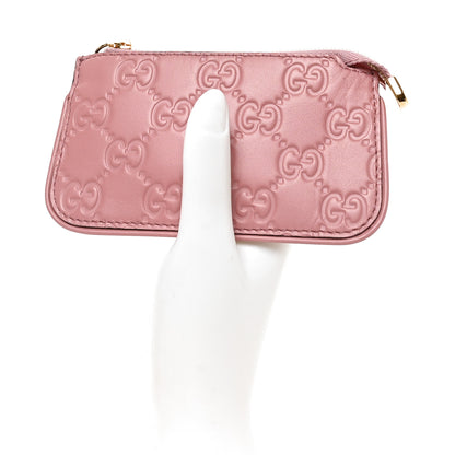 Gucci Guccissima Signature Key Case Pink 2 of 8