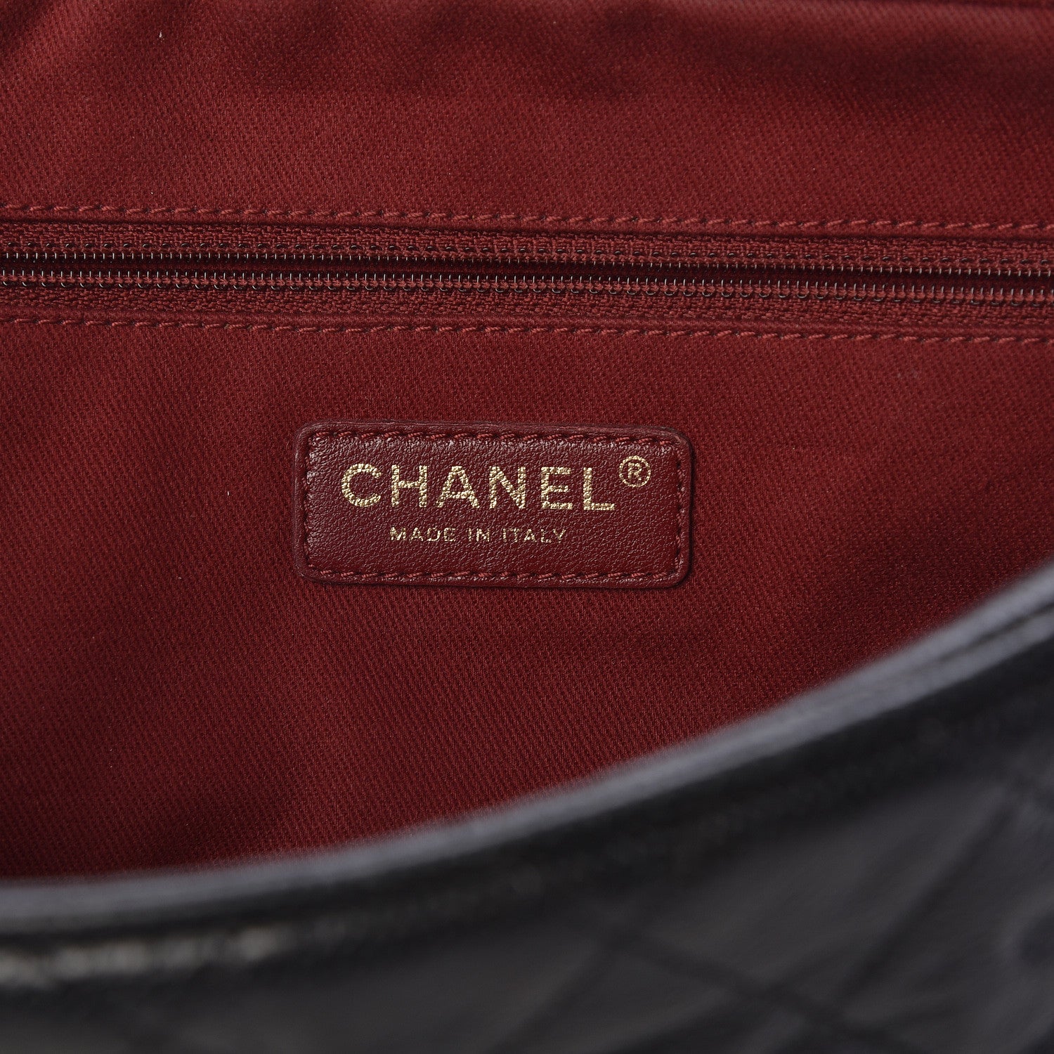 Chanel Crumpled Grained Calfskin Quilted Large Shiva Flap Black 6 of 10