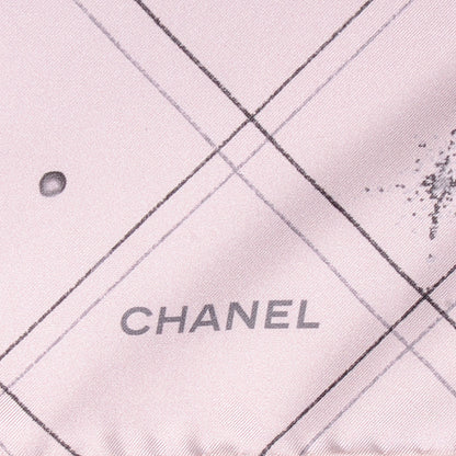 Chanel Silk Lion CC Scarf Light Pink 7 of 9
