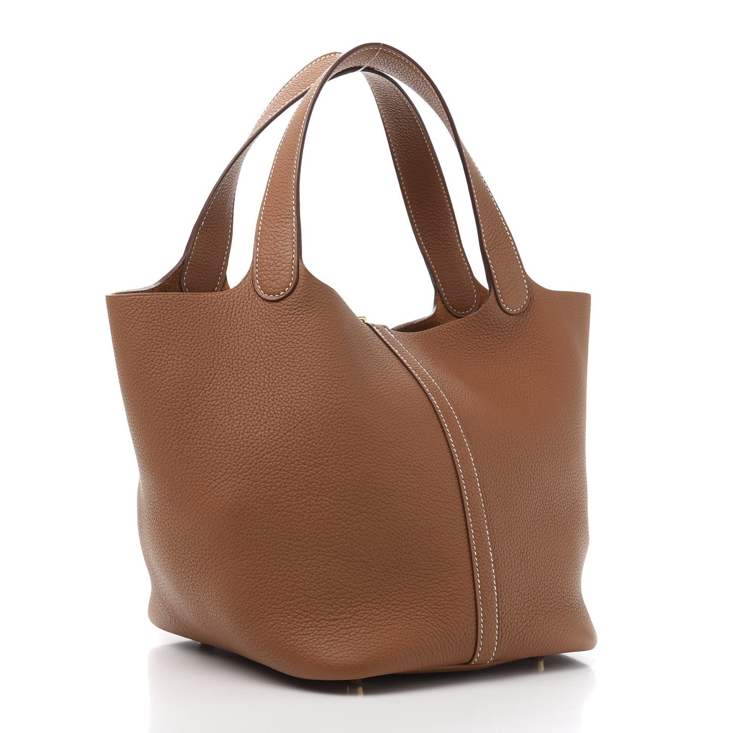 Taurillon Clemence Picotin Lock 22 MM Gold