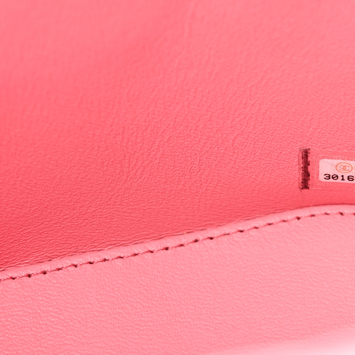 Lambskin Quilted Trendy Vanity Case Pink