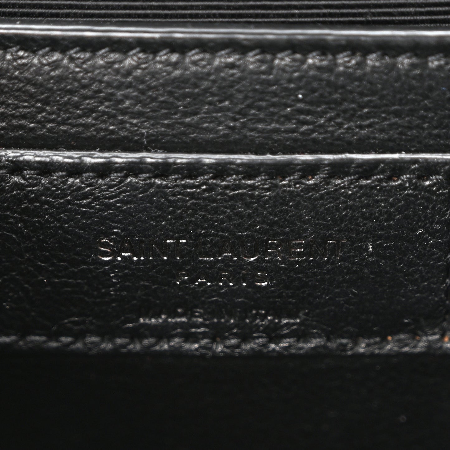 Grain De Poudre Textured Mixed Matelasse Triquilt Medium Monogram Monochrome Satchel Black