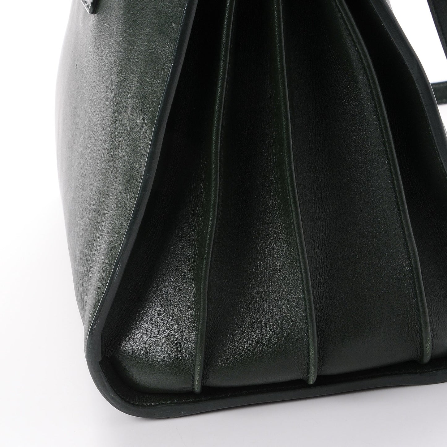 Calfskin Small Sac De Jour Dark Green