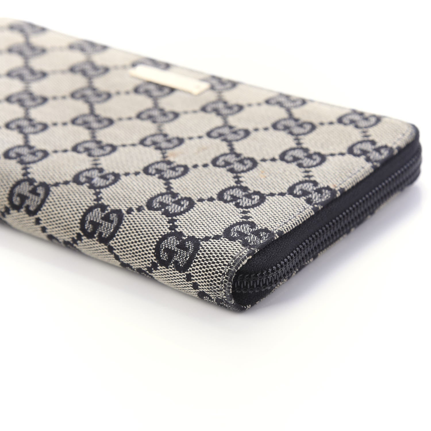 Gucci Monogram Zip Around Organizer Wallet Black 7 of 10