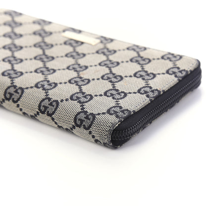 Gucci Monogram Zip Around Organizer Wallet Black 7 of 10