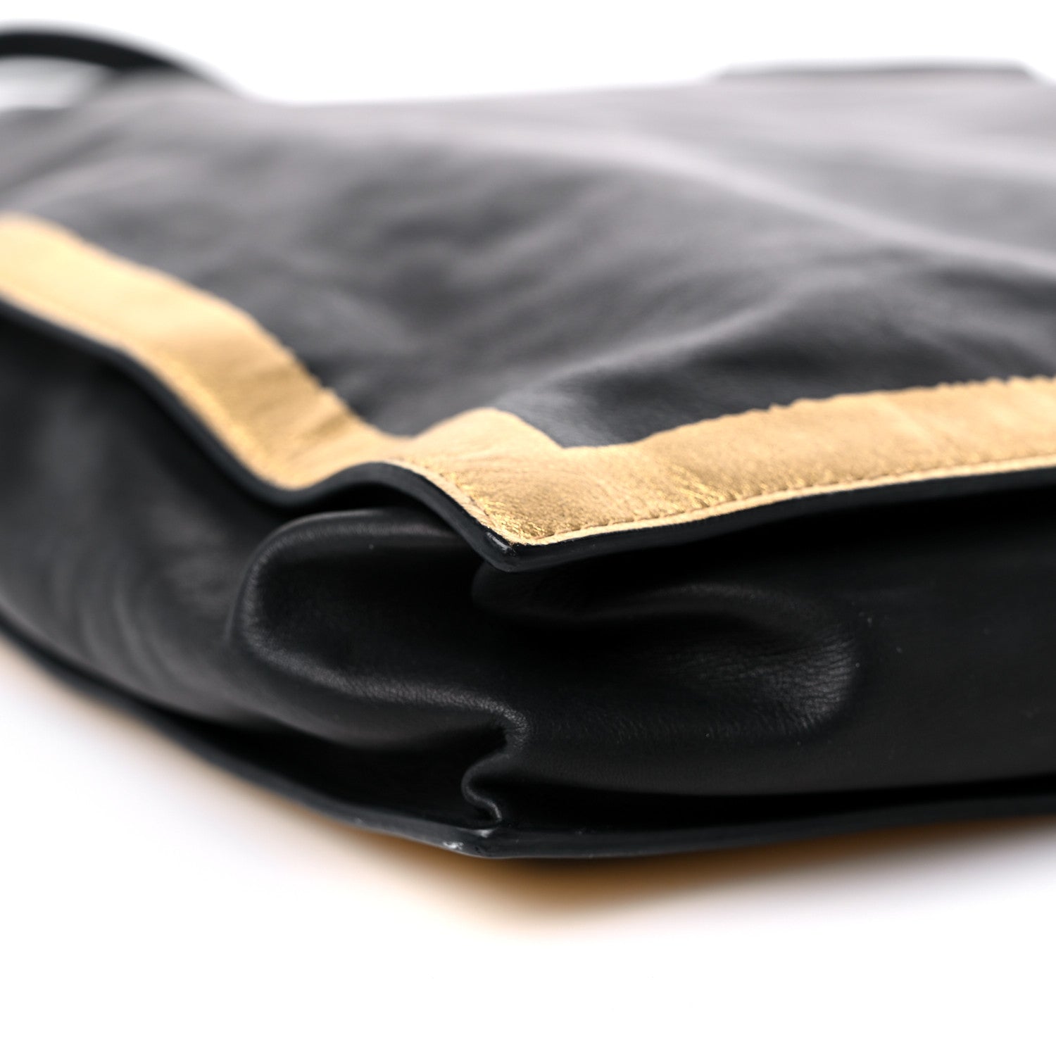 Bottega Veneta Nappa Metallic Tote Black Gold 8 of 12